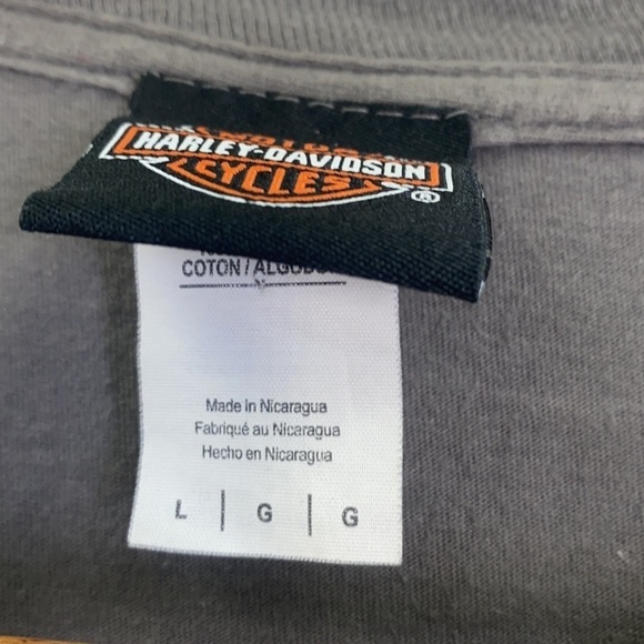 Harley Davidson - Vintage Earned Never Given Marines Dothan Alabama Shirt Size L - Picture 10 of 12